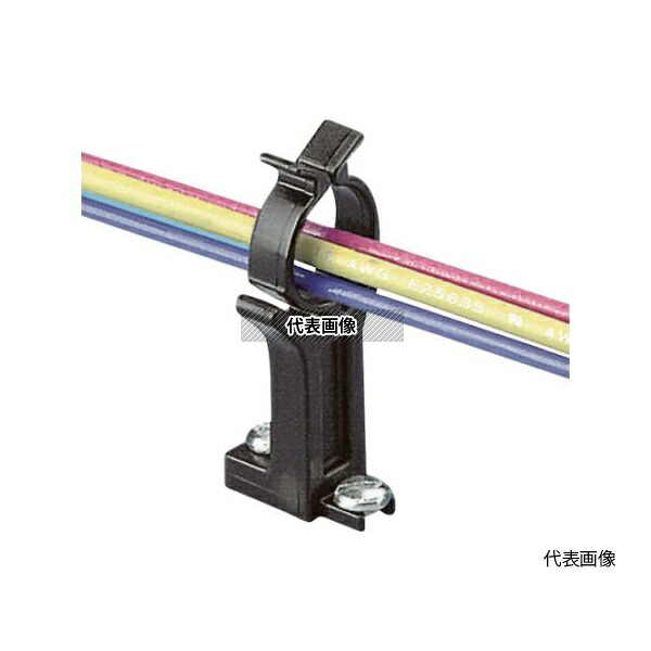 パンドウイットコーポレーション ハーネスボードアクセサリー バンドルリテイナー(100個入) BR.75-E6-C 入数：1袋(100個入)｜ファーストFACTORY