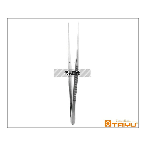 TAIYU(大祐医科工業) TY-079L デリケート型血管鑷子 無鈎 併式 ダボ付 全長18cm