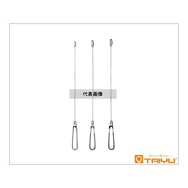 TAIYU(大祐医科工業) TY-752S 胆道消息子 小 先端8mm 有効寸法24cm 黄銅製