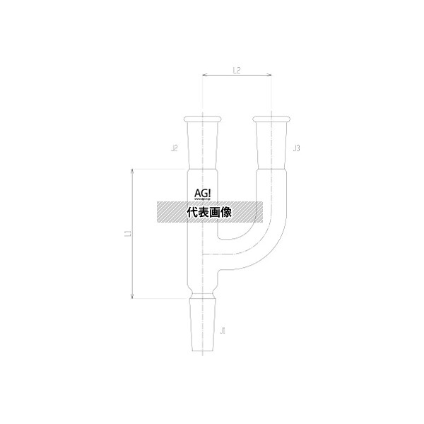 旭製作所 2556-5L U字形連結管
