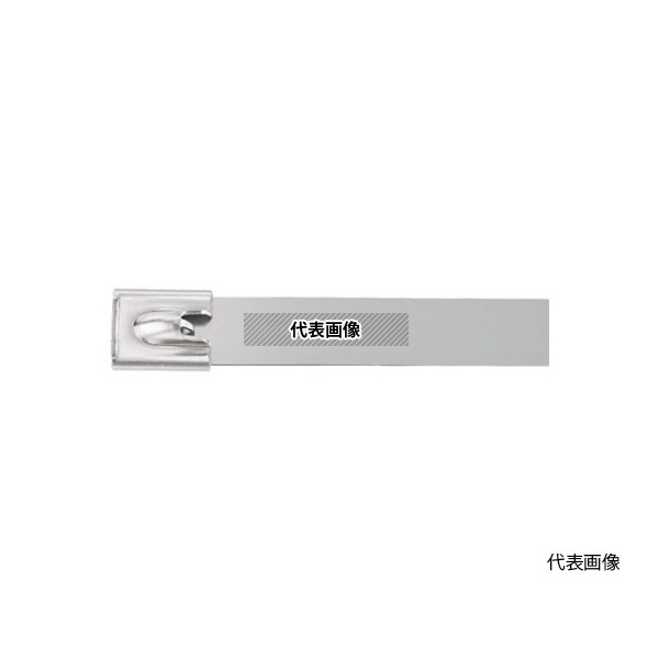パンドウイットコーポレーション MLTタイプ 自動ロック式ステンレススチールバンド SUS316 幅15.9mm 長さ912mm 50本入り MLT10SH-LP316 入数:1袋(50本入)|ファーストFACTORY