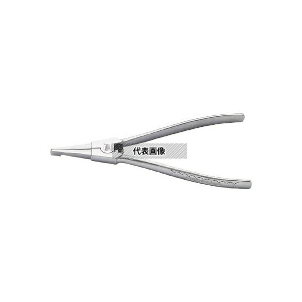 HAZET 18472 穴なしスナップリング用プライヤー 軸用 ストレートタイプ 10,934円