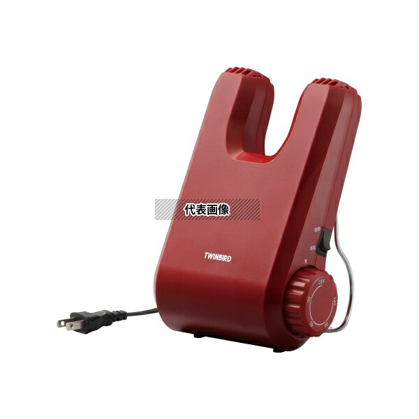 ツインバード SD-4546R くつ乾燥機 レッド