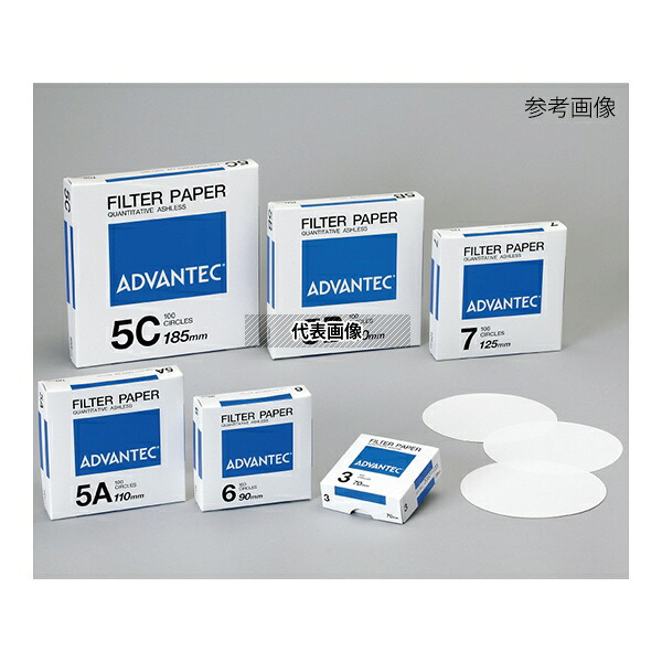 ADVANTEC 1301285 定量濾紙 No.3 φ285mm 1箱(100枚入)