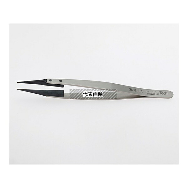 RUBIS 先端プラスティックピンセット 258SPEEK 入数:1本|ファーストFACTORY