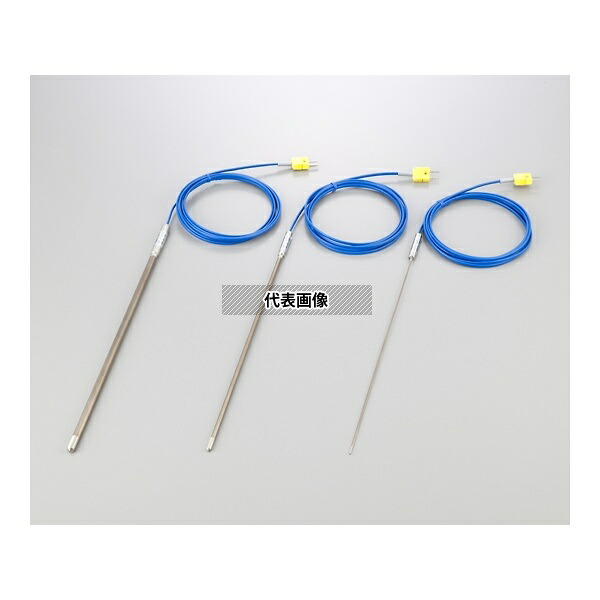 アズワン(ASONE) IP10-K-1.0-300-C Kシース熱電対(高温度・インコネル(R)タイプ) 0～700℃ φ1.0×300mm 校正書類3点セット