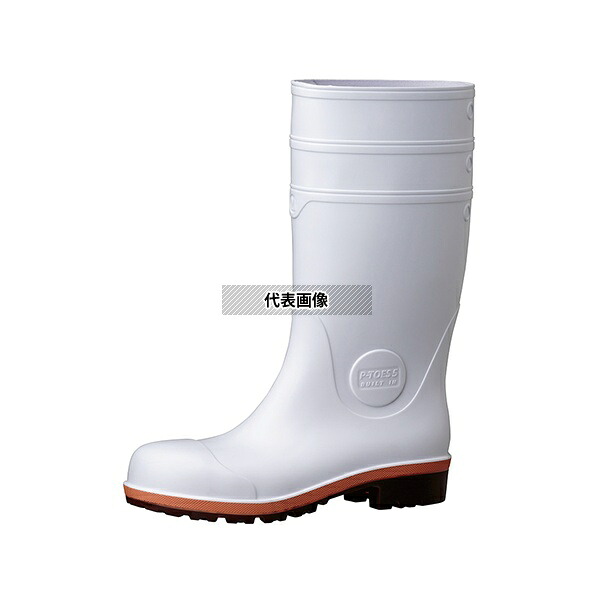 ミドリ安全 PW1000-W-22.5 JIS規格認定 安全長靴 プロテクトウズ5 PW1000スーパー ホワイト 22.5cm｜ファーストFACTORY