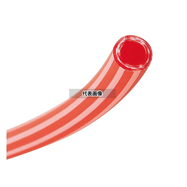 トヨックス HR-6R-25 エアーホース(ポリウレタン製耐圧ブレードホース) ヒットランホース 内径6.3mm×外径10mm 長さ25m