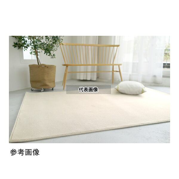 スミノエ 13113887 防炎 ラグ ウールレックス 100×140cm アイボリー [法人限定]
