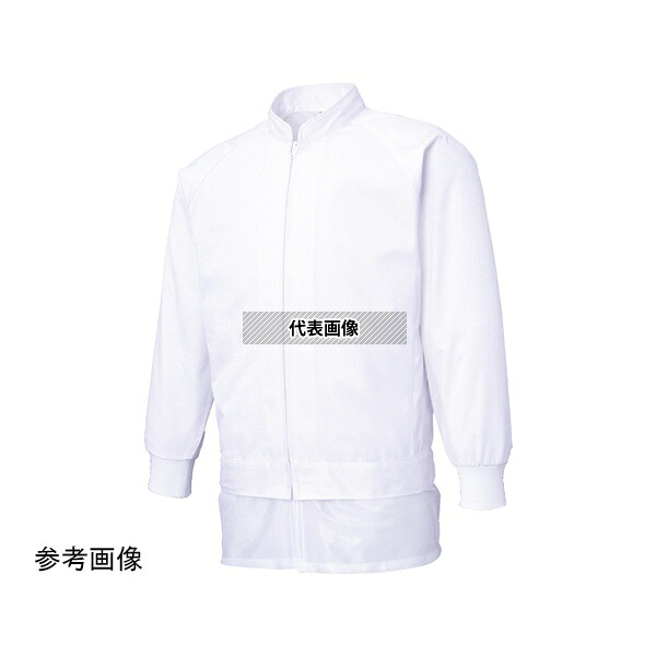 サンエス FX71371R 男女共用 混入だいきらい ジャケット 清涼 ホワイト L