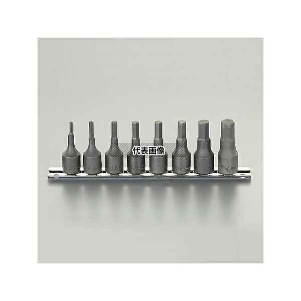 アズワン(AS ONE) 3/8"DR/1/8"-1/2" [INHEX]ビットソケット EA618BT-20 入数：1組｜ファーストFACTORY