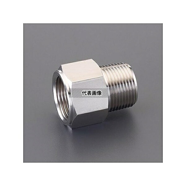 アズワン(AS ONE) R 1" x G 1" 中間ニップルソケット(ステンレス製) EA141AY-278 入数:1個|ファーストFACTORY