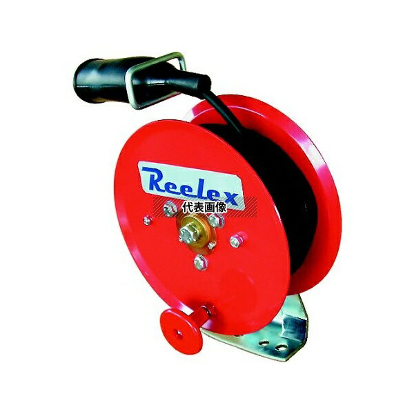 Reelex ER-7220M アースリール 2.0SQ×20m 50Aアースクリップ付