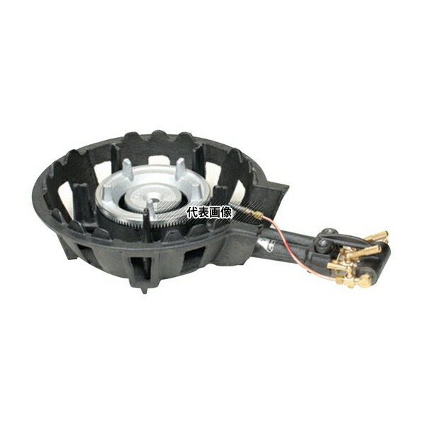 タチバナ製作所 TS-205P 二重羽根なし(ハ゜イロット種火付) ハイカロリーコンロ(都市ガス)パイロット(種火付)二重・羽根なし 525×330×130mm