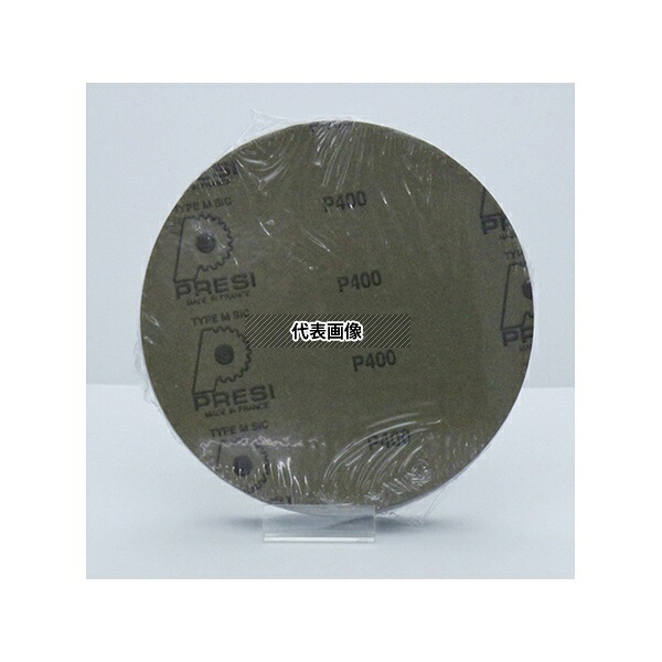 PRESI 24580-As SiC耐水研磨紙 REFLEX専用 φ200mm P400 100枚入 [法人限定]