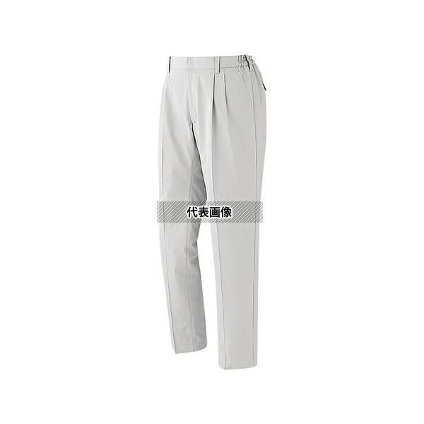 ミドリ安全 G341N-SITA-M 通年作業服 男女共用 E/Cスラックス 帯電防止 シルバーグレー M