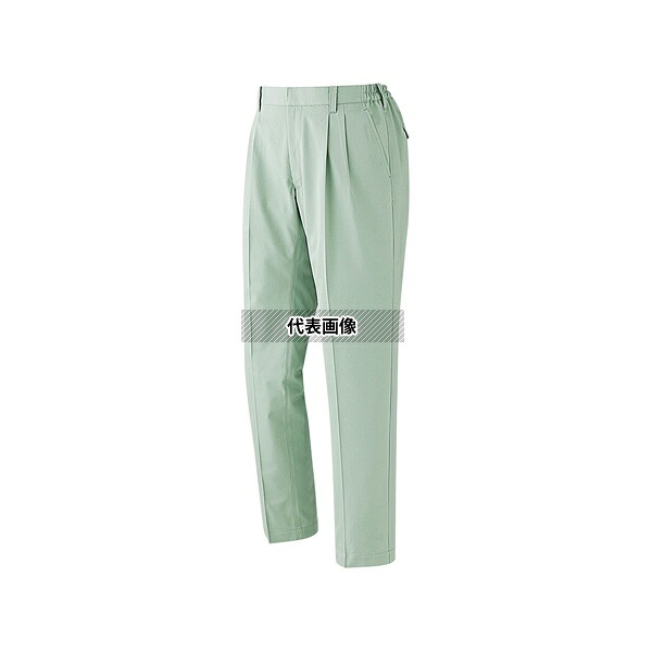 ミドリ安全 G346N-SITA-5L 通年作業服 男女共用 E/Cスラックス 帯電防止 ライトグリーン 5L