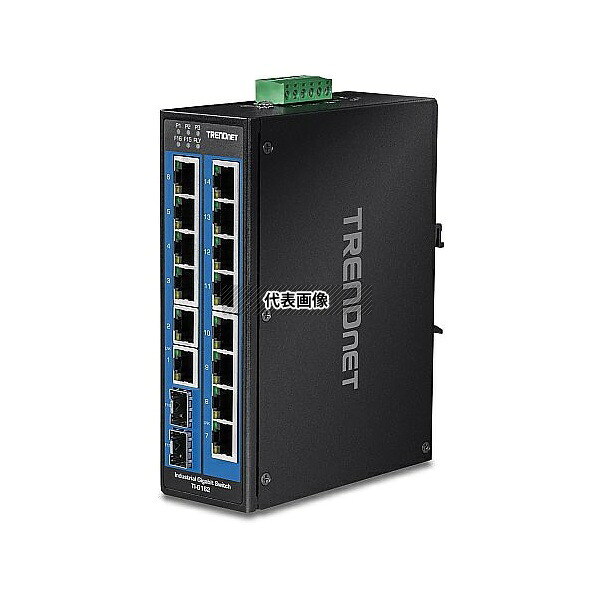 TRENDnet TI-G162 産業用スイッチングハブ 16ポート SFPスロット付