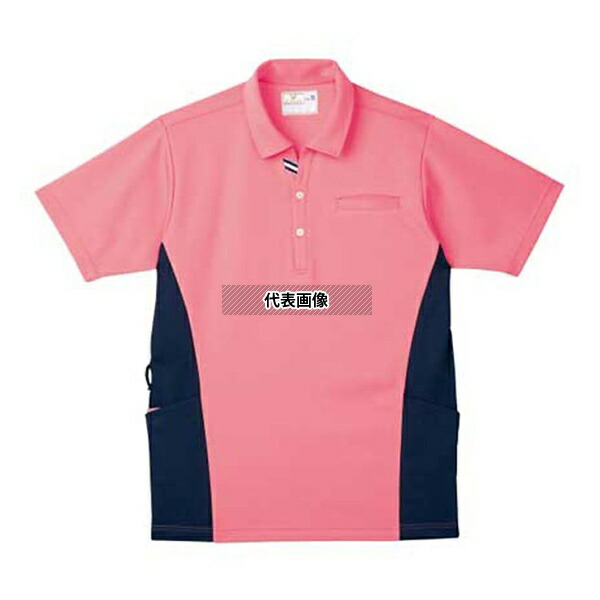 KIRAKU(トンボ) CR173-11 L ケアワークシャツ カメリアピンク L(身丈73cm) 5,354円