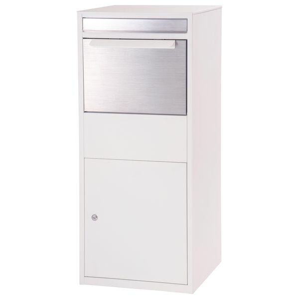 東谷 デリバリーボックスホワイトデリバリーボックス デリバリーBOX 宅配ボックス 宅配BOX ポスト ブラック 鍵付き ステンレス シンプル PST-216WH