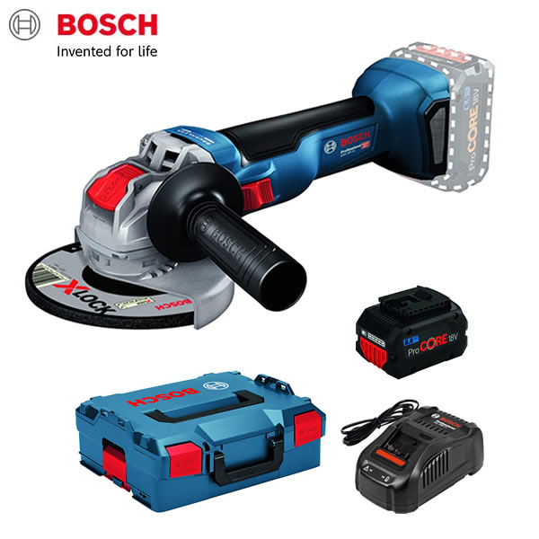BOSCH(ボッシュ) コードレスディスクグラインダー GWX18V-10J バッテリー1個・充電器・ケース付【在庫有り】｜ファーストFACTORY