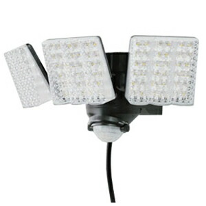 楽天市場】LEDセンサーライト 3灯式 コンセント式 DLA-7T300 DAISHIN