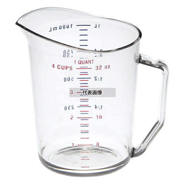 CAMBRO(キャンブロ) 計量カップ 400MCCW(135) 4L 4L φ180×H267mm 計量カップ No.0397300