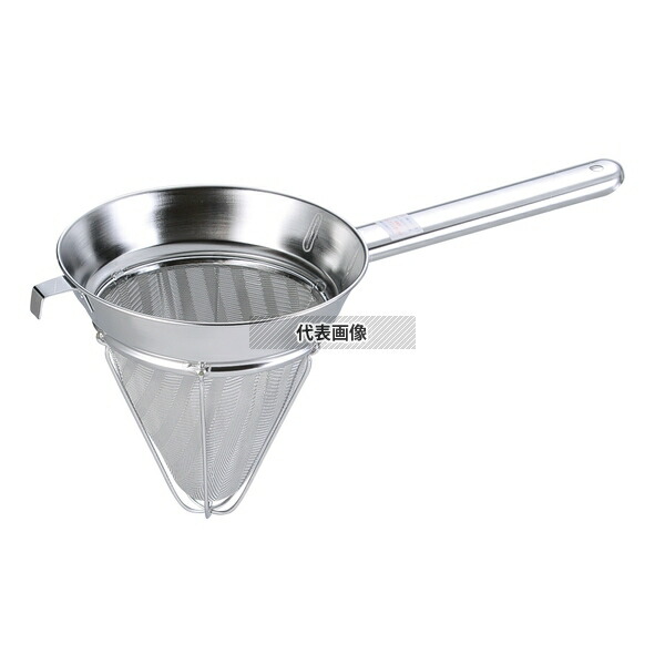 本間冬治工業 弁慶(BK) 18-8(ステンレス) アミ式 スープ漉 大(25cm) φ250×H260mm スープ漉し No.0461200