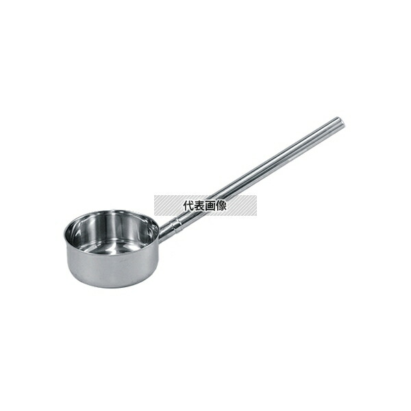 ステンレス柄 水杓子(目盛付) 16cm 1400cc 柄長:365mm 水杓子 No.0551900