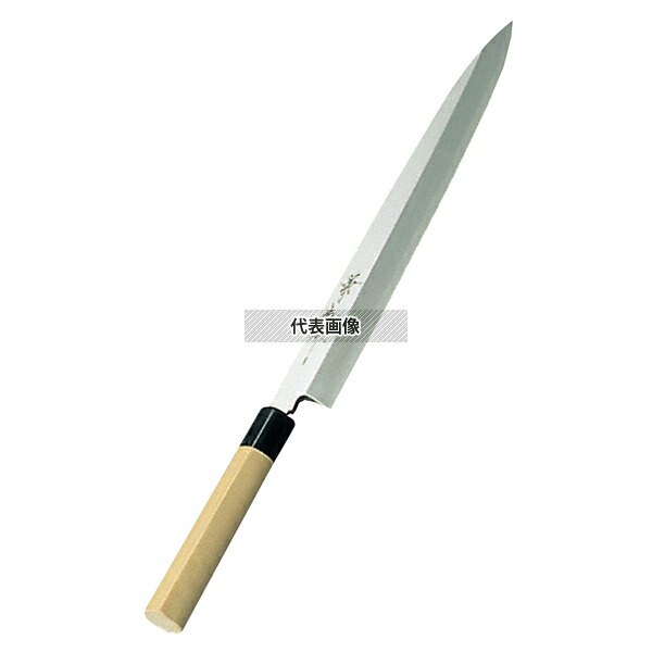 兼松作 日本鋼 柳刃庖丁 30cm 柳刃 包丁 No.0571900