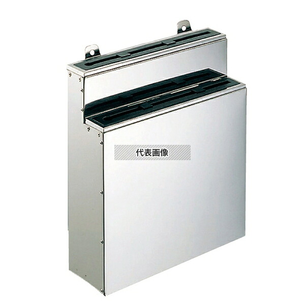 EBM(江部松) 18-0 ゴム板付 庖丁差し 釘打式 大 2段 333×107×H372mm 庖丁差し No.0612300