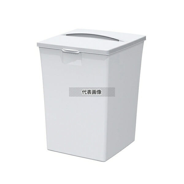 Ｅ-ＣＯＮ サンコー ダストボックス #70 本体 オフホワイト 69.6L 390×430×H550 ゴミ箱 No.0833200