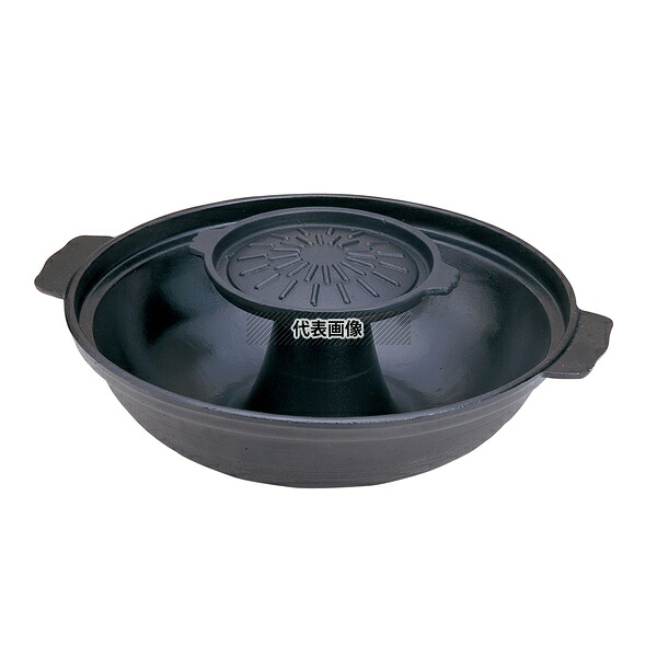 江部松商事 アルミ焼きしゃぶ鍋 3.5L φ333×H120 卓上鍋/焼物用品 No.1157200