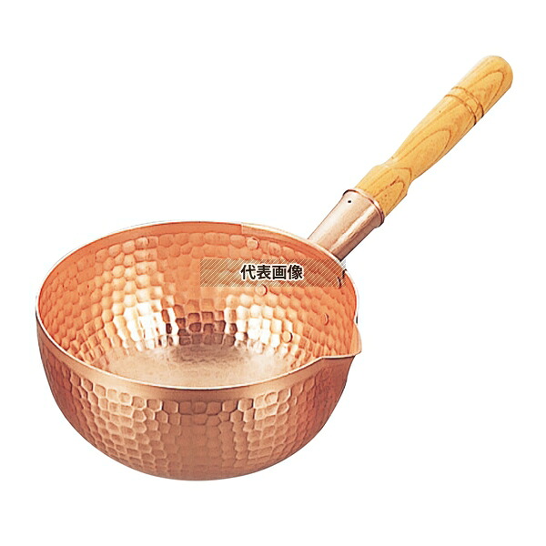 丸新銅器 銅 片手 ボーズ鍋 15cm (錫引無) 0.8L 鍋全般 No.3026900