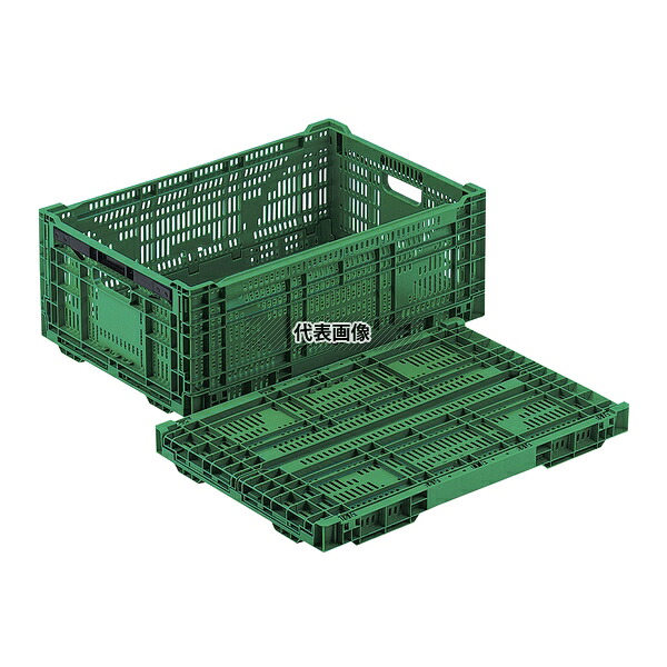 RISU(リス) 折りたたみコンテナー RS-mm44S 44L 600×400×H228mm 運搬/ケータリング No.3129500