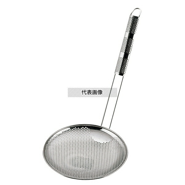 YUKIWA(三宝) UK 18-8(ステンレス) パンチング そば揚 縦型 24cm φ240 うどん/そば/ラーメン No.4349500