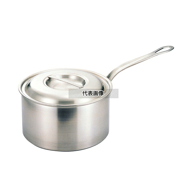 プロデンジ シチューパン 15cm 1.5L φ160 IH/ガス兼用鍋 SUS444単層鋼 No.4384400|ファーストFACTORY