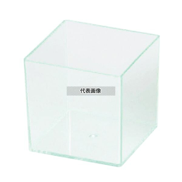 ソリア ミニキューブ 60ml (200入) クリアグリーン PS30320 60ml 45×45×H43 皿 No.5084600