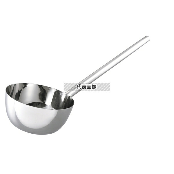神子島製作所 18-8(ステンレス) 長柄付ひしゃく三角グリップ 24cm (3.85L) 柄長50cm 3850cc 柄:50cm ひしゃく No.6029730|ファーストFACTORY