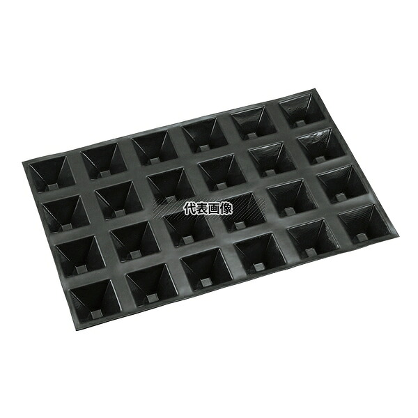 ドゥマール フレキシパン 1585 ピラミッド 24取 600&times;400 焼き型 No.6206500｜ファーストFACTORY 19,603円