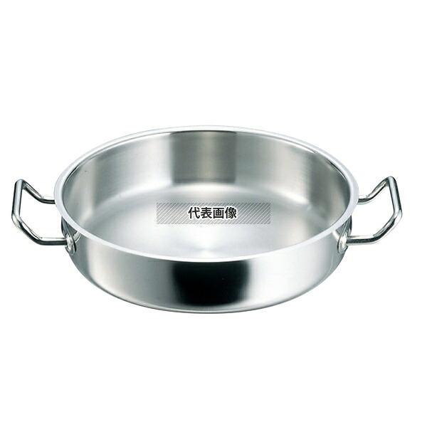 de Buyer(デバイヤー) イノックス 三重底 外輪鍋 (蓋無) 3443-40 10L φ420 IH/ガス兼用鍋 18-10(ステンレス) No.6262300