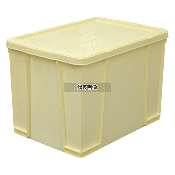 RISU(リス) ポリプロピレン 角型 漬物樽 S90型 (押し蓋付) 90L 625×443×H435mm ストックポット/保存容器 No.6318910