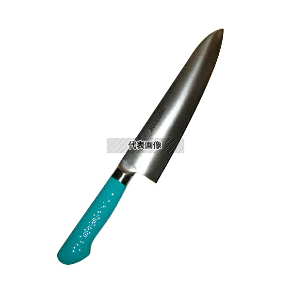 長谷川化学工業 ハセガワ 抗菌カラー庖丁 牛刀 MGK-27 27cm グリーン 406 牛刀 No.6606340