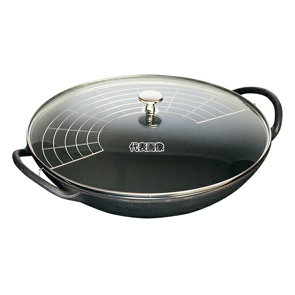 ストウブ グランビュッフェパン 37cm ブラック 40509-398 5.7L 底径:140 ブランドキッチンコレクション No.6645320