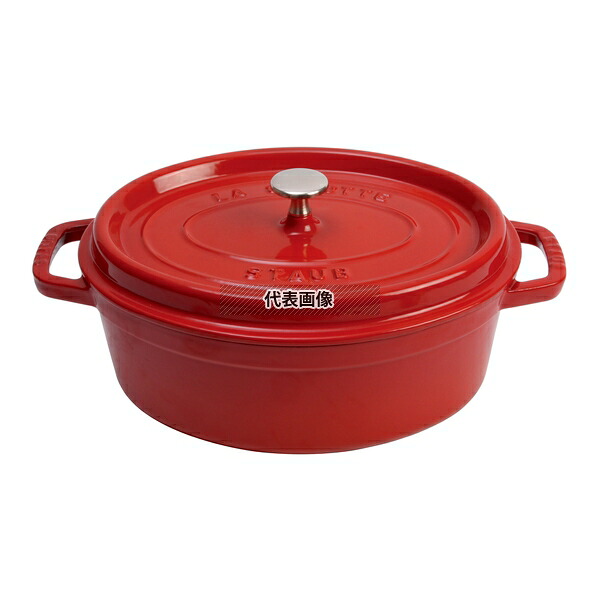 ストウブ ピコ･ココット オーバル 37cm チェリー 40509-876 8L 底径:306×228 ブランドキッチンコレクション No.6652010