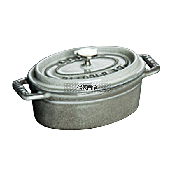 ストウブ ピコ・ココット オーバル 27cm グレー 40500-276 3.2L 底径:222×160 ブランドキッチンコレクション No.6724400|ファーストFACTORY