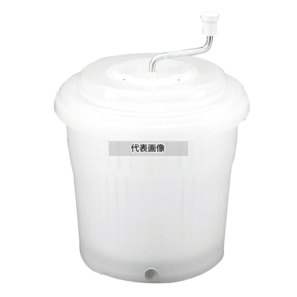 新輝合成 抗菌ジャンボ野菜水切り器 20型 (20L) φ430&times;H410(525・ハンドル含む) 水切り器 No.7376300｜ファーストFACTORY
