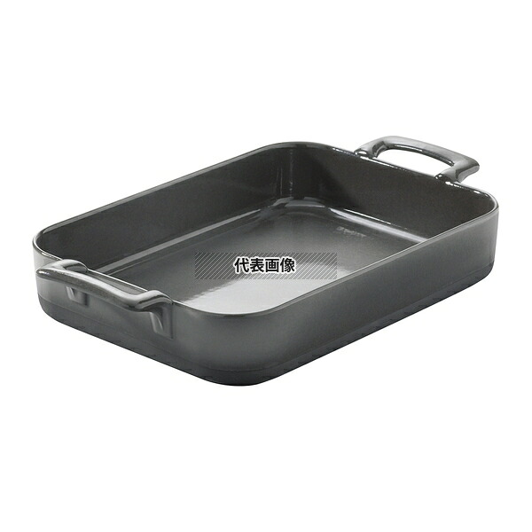 REVOL(レヴォル) エクリプス レクタンギュラーディッシュ チャコール 19cm RVE635286 700cc 190×125×H50 オーブンウェア No.7719370