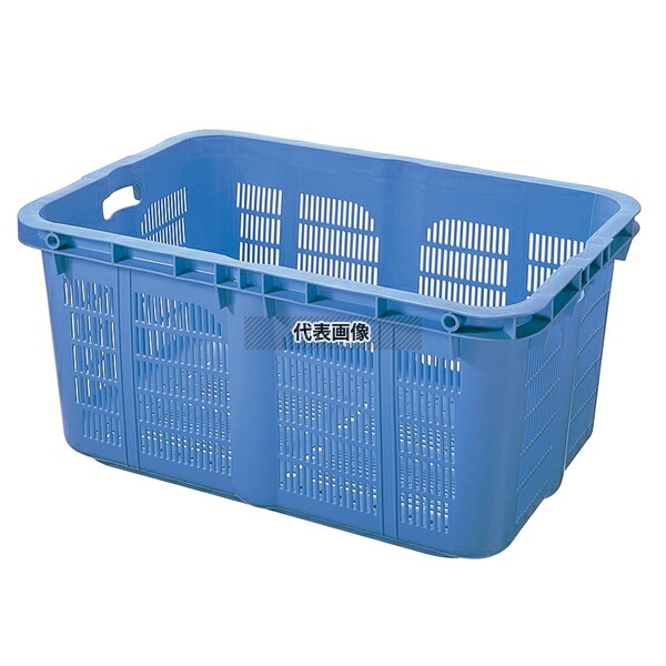積水化学工業 セキスイ コンテナー BK-120B ハンドル無ブルー PP 120L 808×556×H370 運搬/ケータリング No.7769300