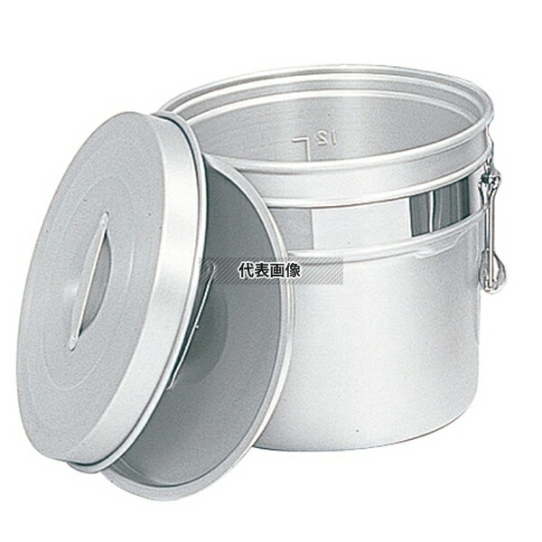 オオイ金属 アルマイト 段付二重食缶 248-R 12L φ320×H273 12L φ320×H273 運搬/ケータリング No.7782300